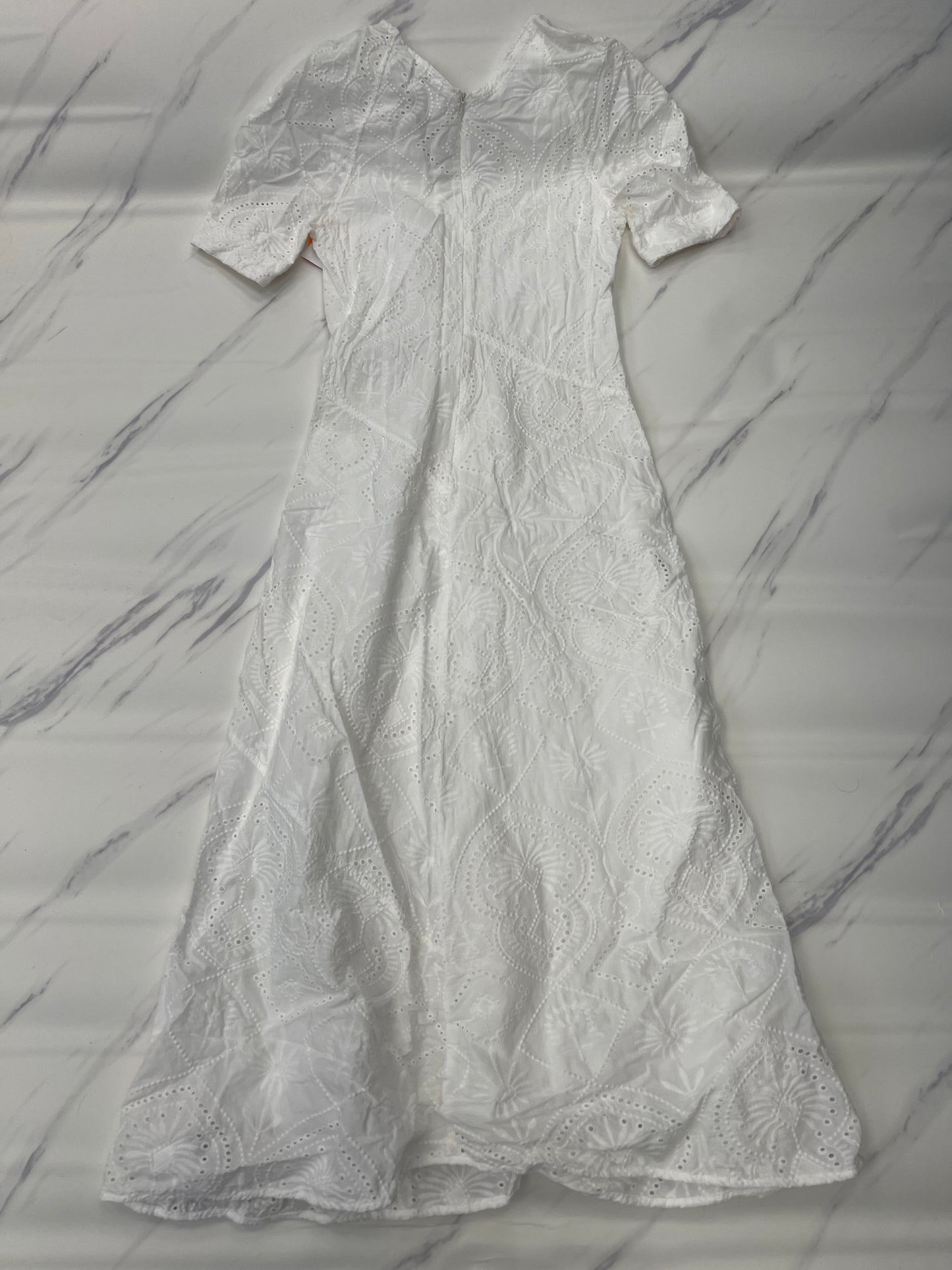 Dress Casual Midi By Zara In White, Size: Xs