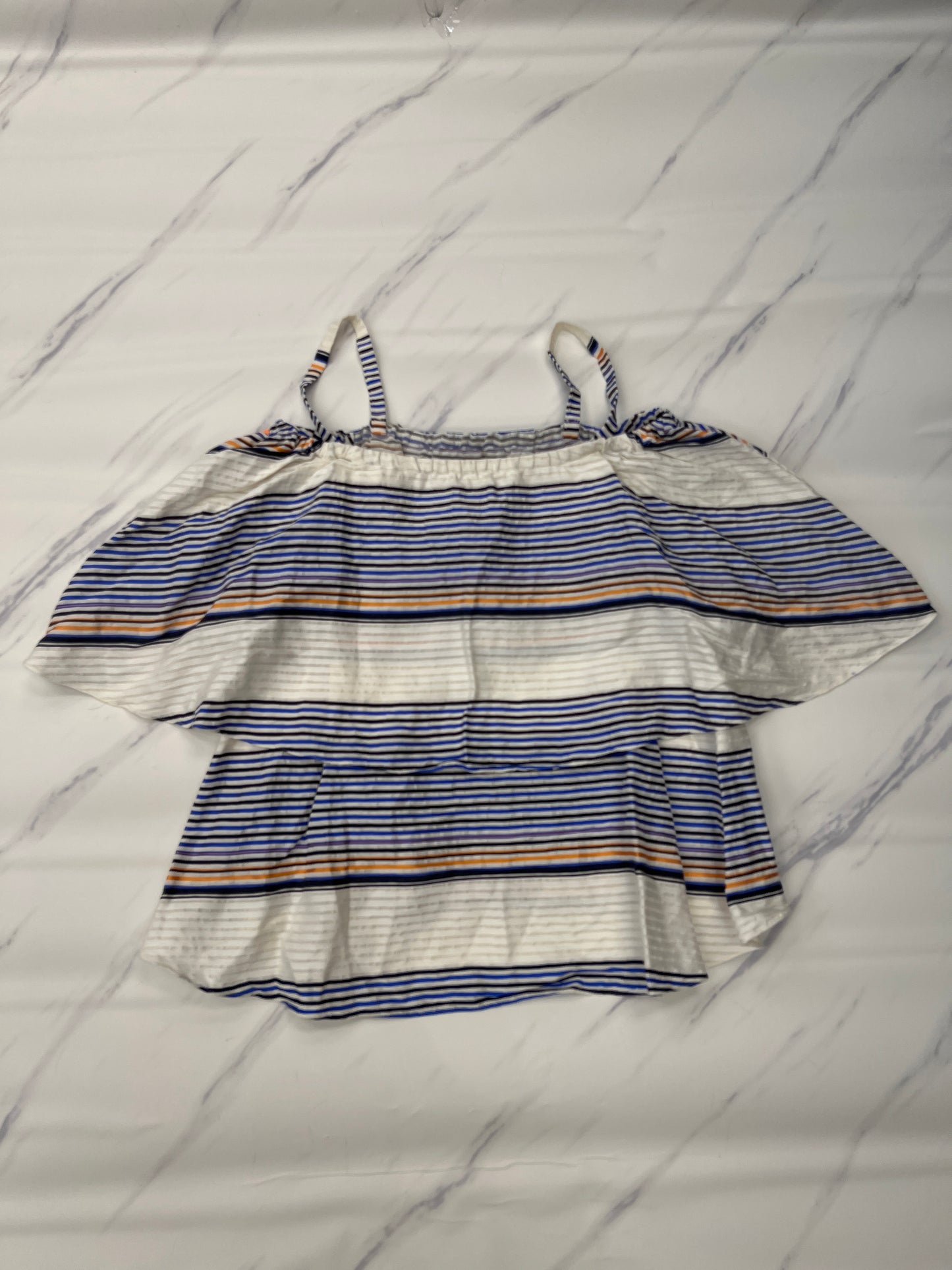 Top Sleeveless By Cmc In Striped Pattern, Size: L