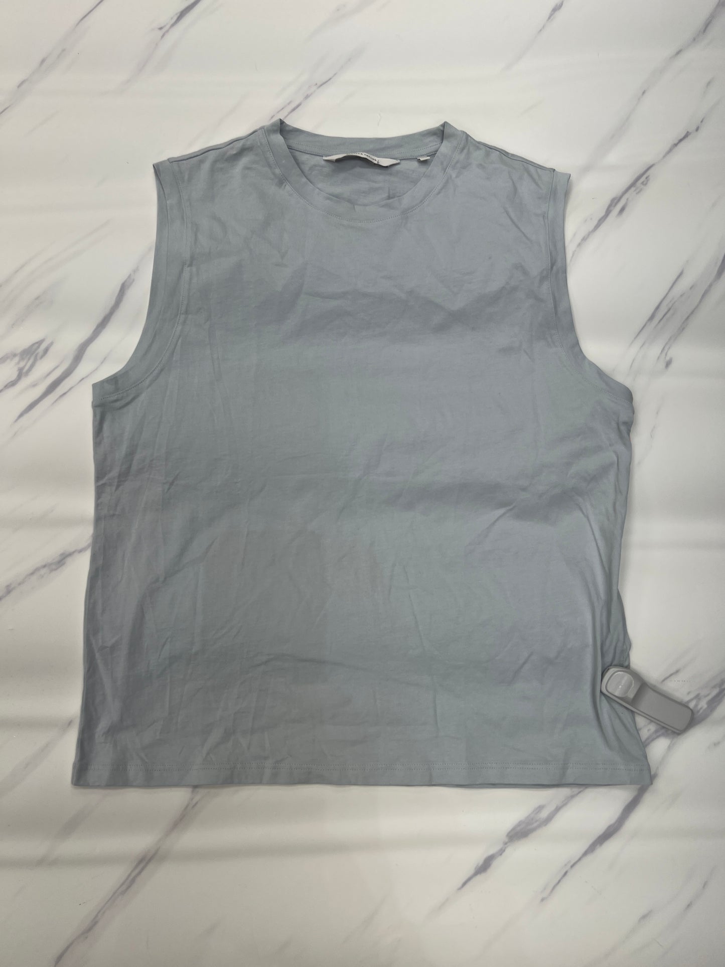 Top Sleeveless Basic By Rebecca Taylor In Grey, Size: M