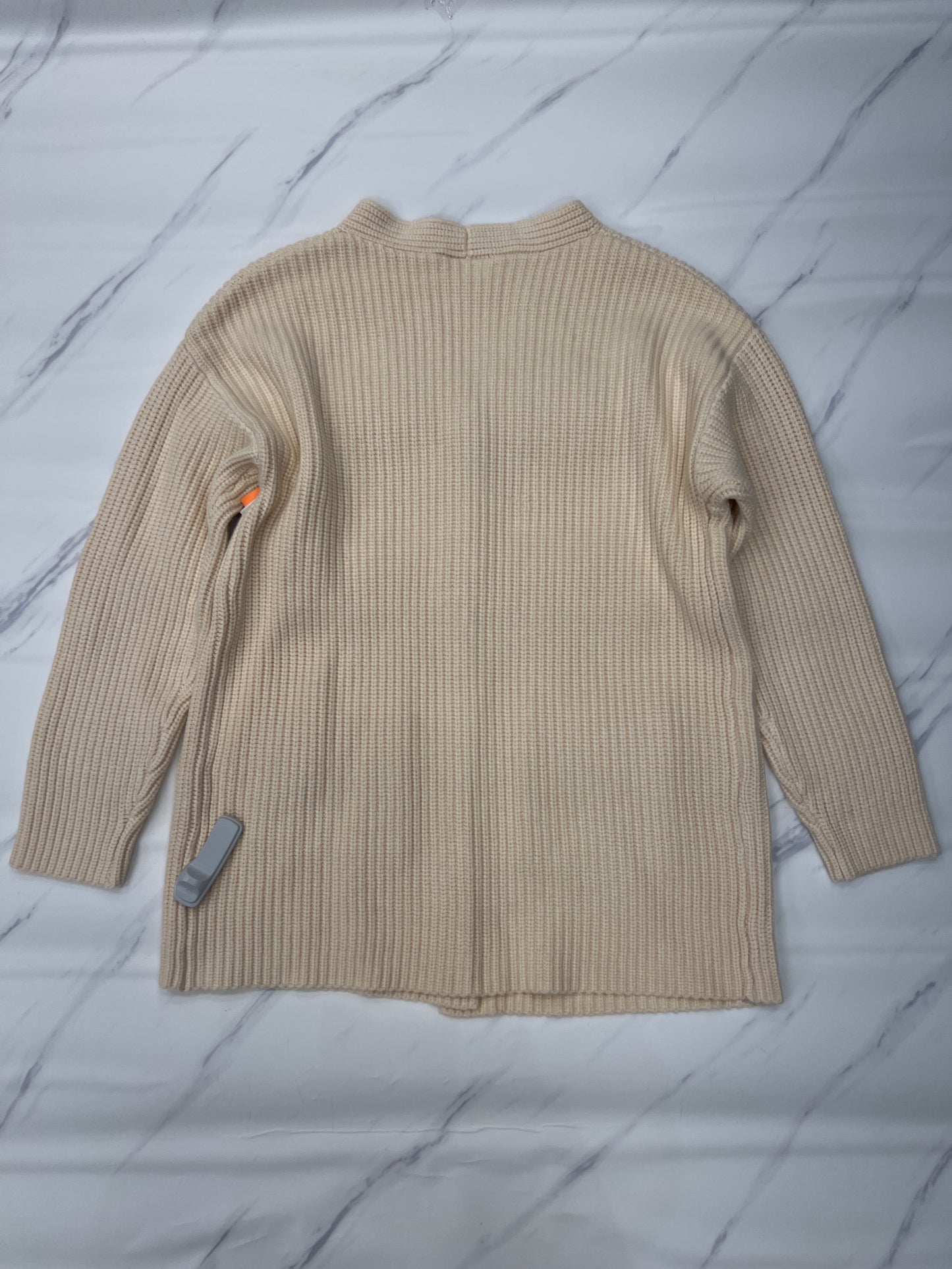 Sweater Cardigan By Cmc In Cream, Size: Xl