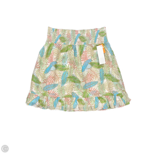 Skirt Mini & Short By Cma In Tropical Print, Size: 10