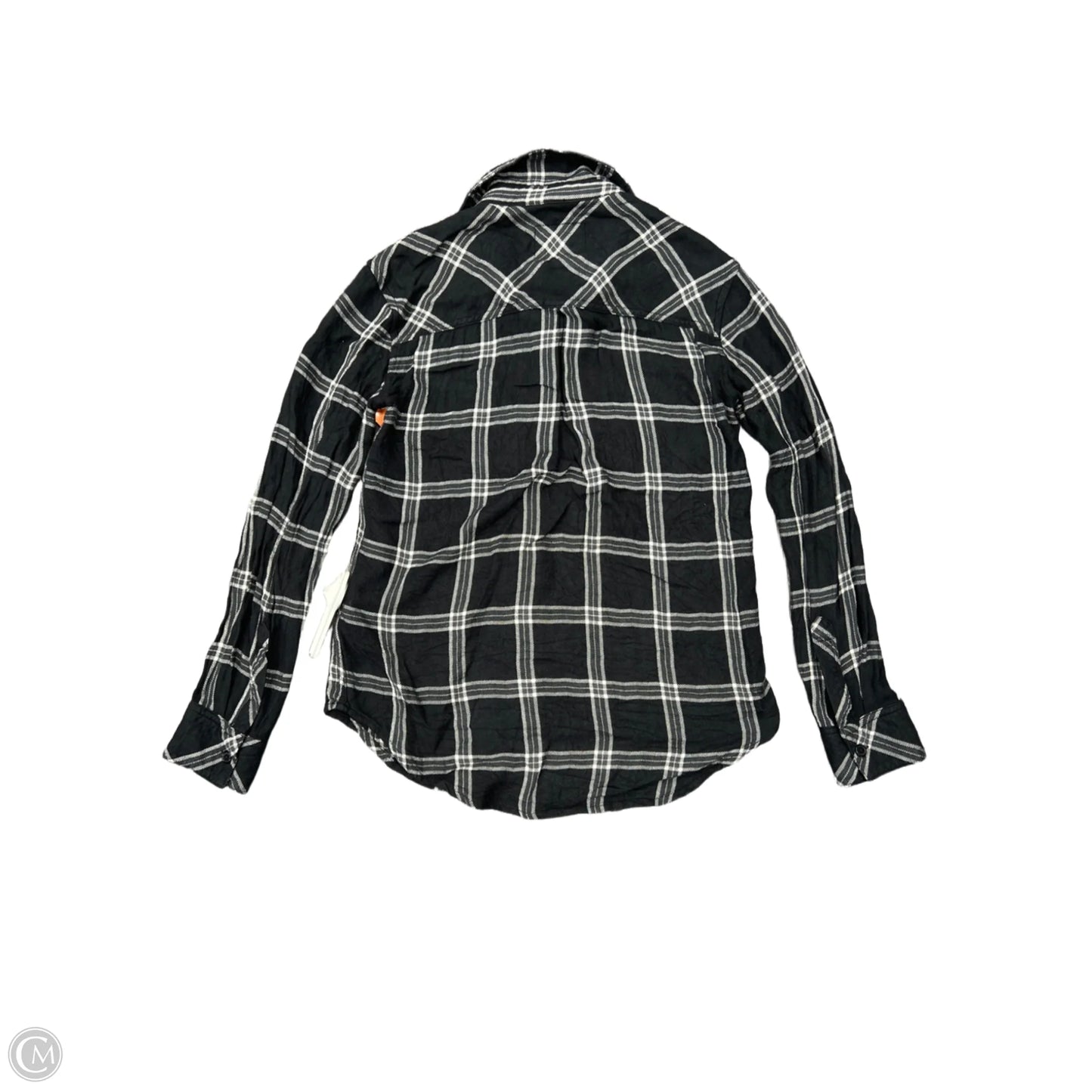 Top Long Sleeve By Rails In Plaid Pattern, Size: Xxs