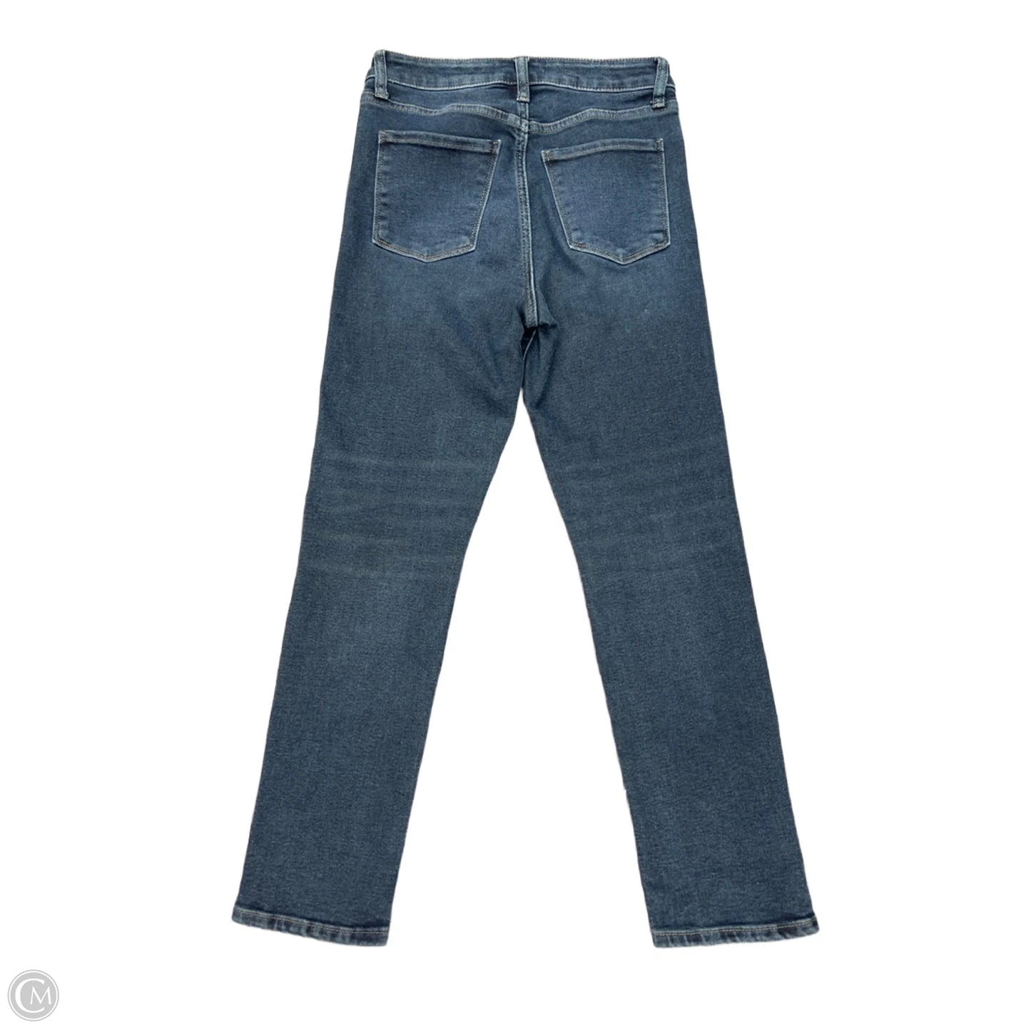 Jeans Straight By Evereve In Blue Denim, Size: 0