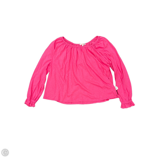 Top Long Sleeve By Sundry In Pink, Size: S