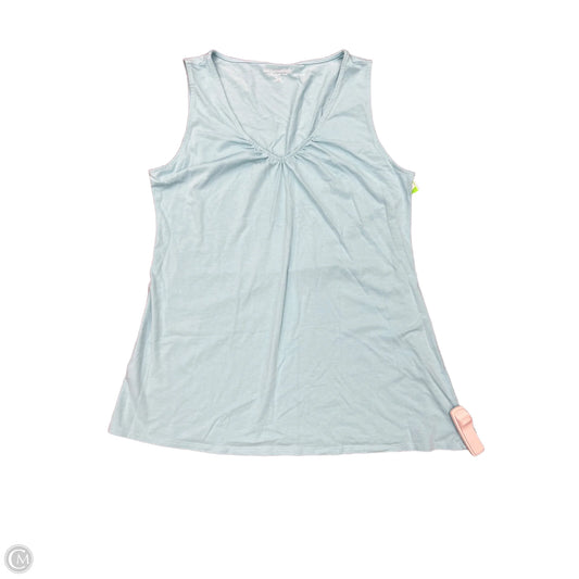 Top Sleeveless Basic By Soft Surroundings In Blue, Size: L