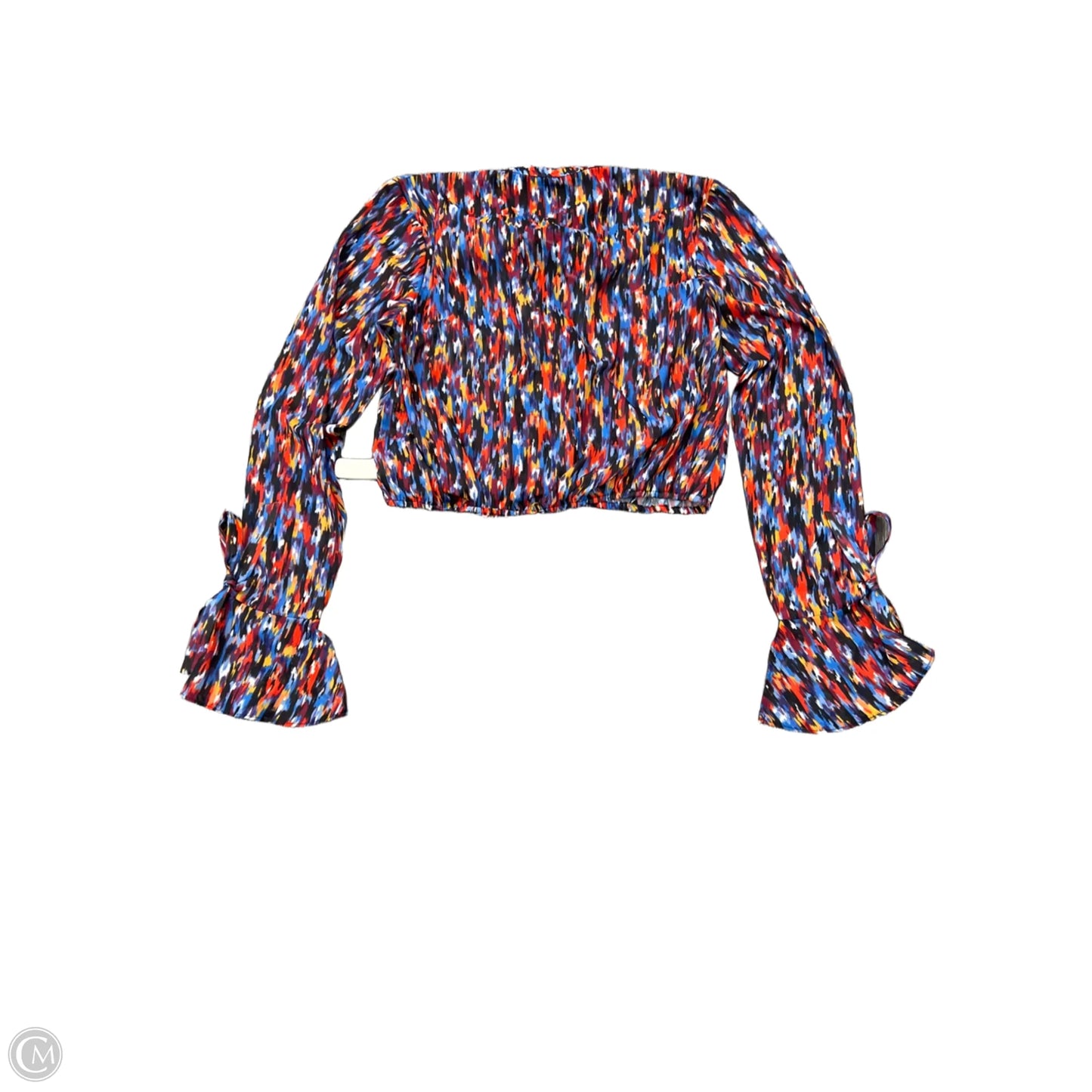 Top Long Sleeve By House Of Harlow In Blue & Purple, Size: S