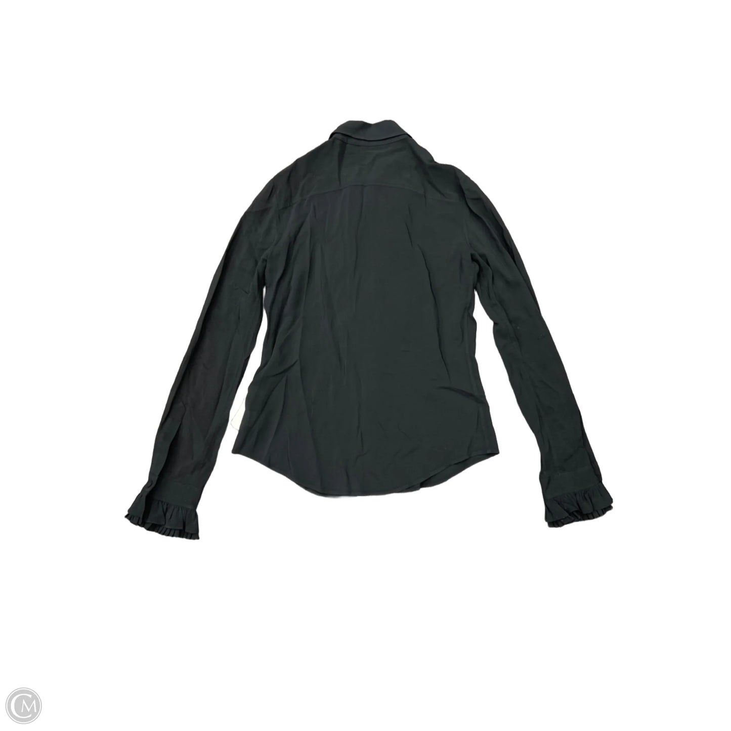 Top Long Sleeve By Theory In Black, Size: Sp