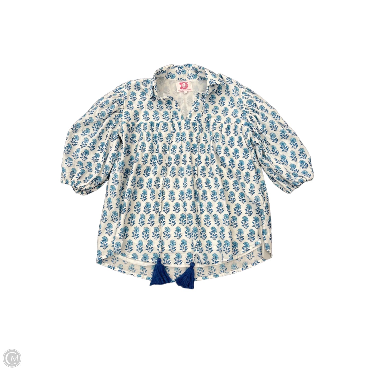 Top Short Sleeve By Cmc In Blue, Size: Xs