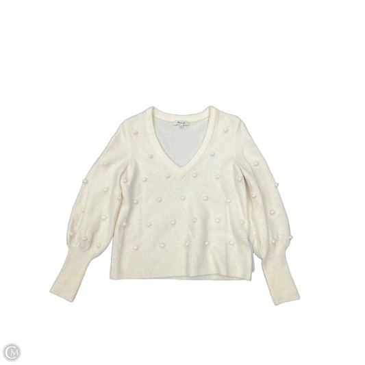 Sweater By Madewell In Cream, Size: Xs