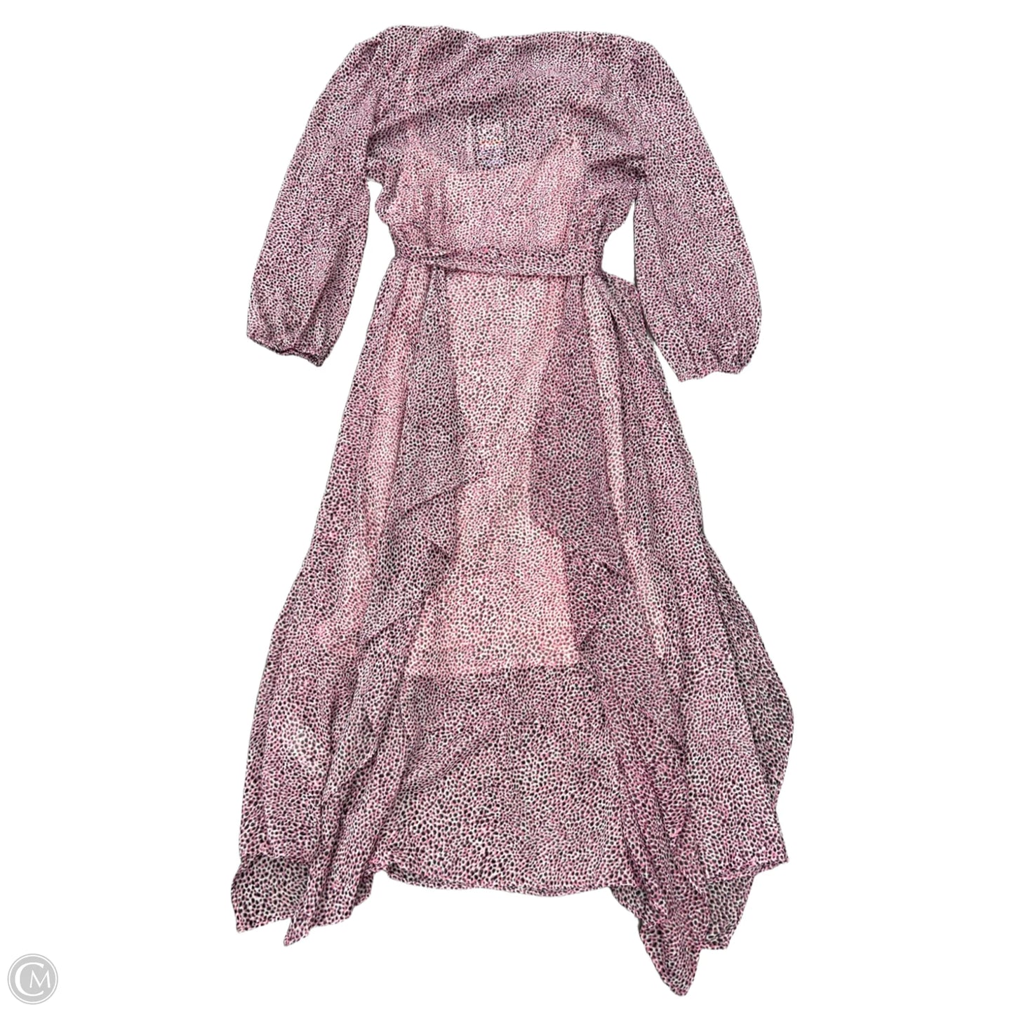 Dress Casual Midi By Dkny In Pink, Size: S