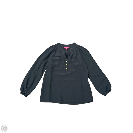 Top Long Sleeve Designer By Lilly Pulitzer In Black, Size: Xs