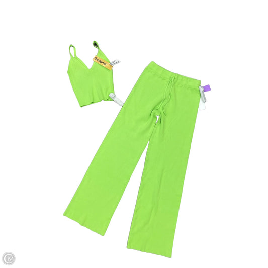 Pants Set 2pc By Cmc In Green, Size: S