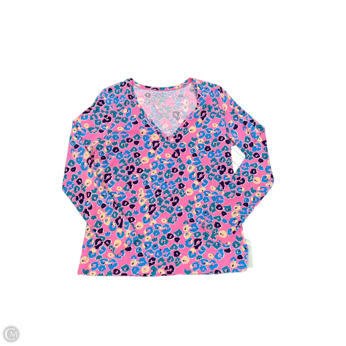 Top Long Sleeve Designer By Lilly Pulitzer In Pink, Size: Xl