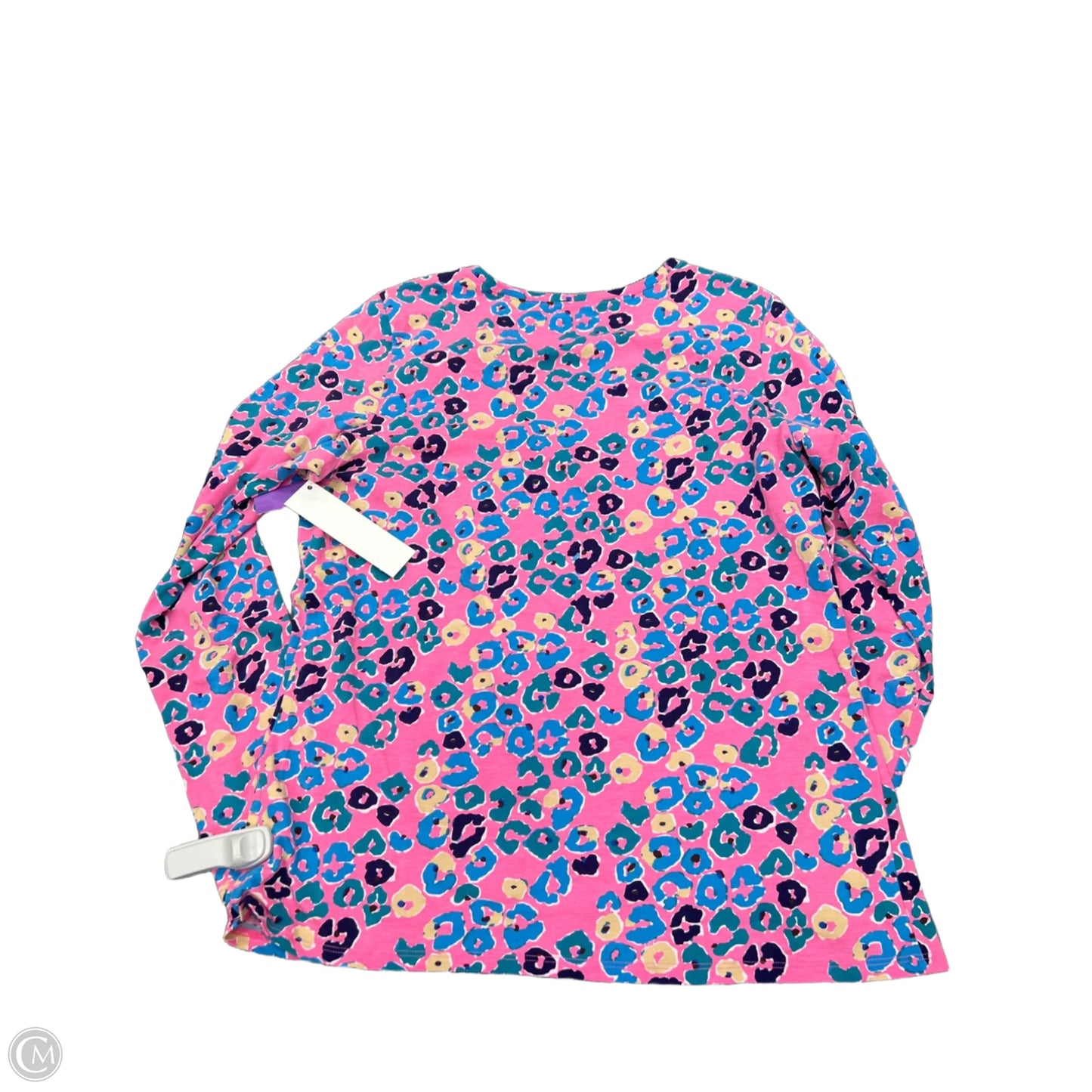 Top Long Sleeve Designer By Lilly Pulitzer In Pink, Size: Xl