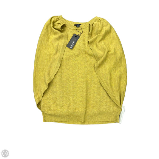 Sweater Short Sleeve By Current Air In Green, Size: M