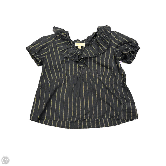 Top Short Sleeve By Michael By Michael Kors In Black, Size: M