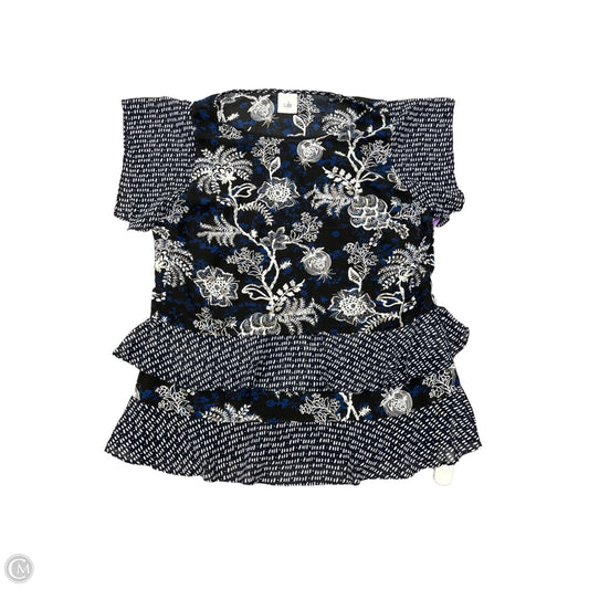 Top Short Sleeve By Cabi In Blue, Size: S