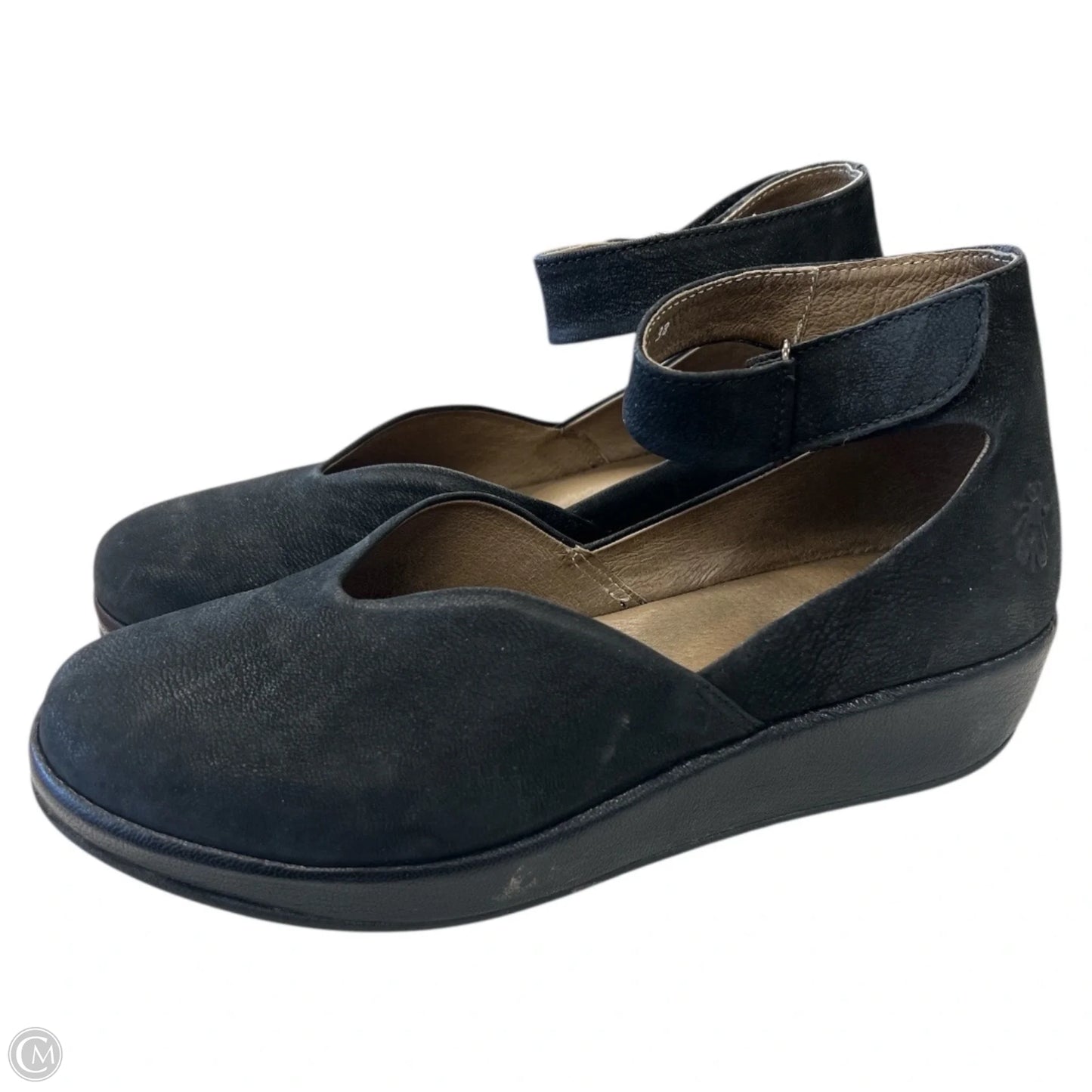 Shoes Heels Wedge By Fly London In Black, Size: 7.5