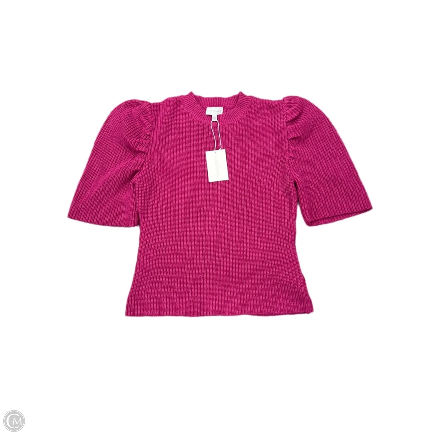 Sweater Short Sleeve By Lucy Paris In Purple, Size: L