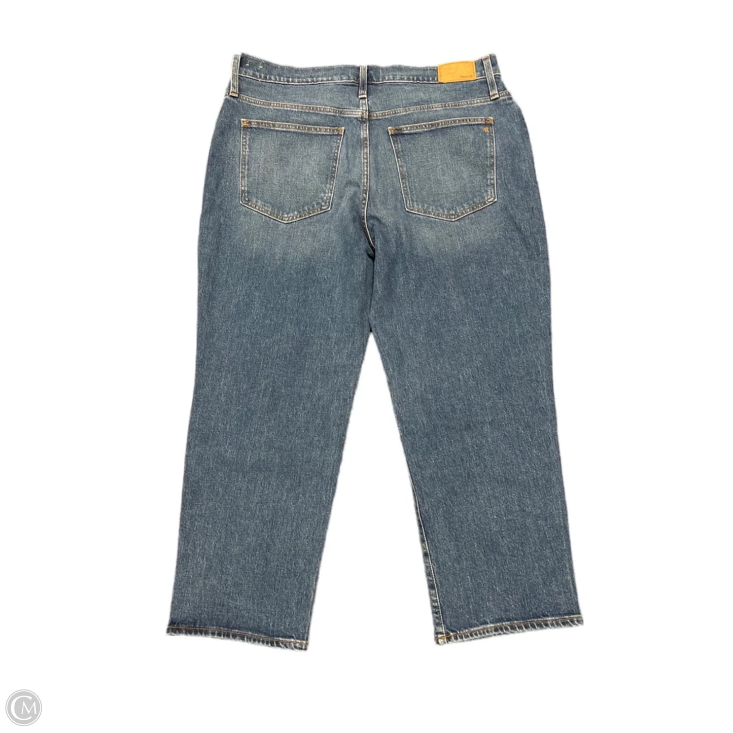 Jeans Straight By Madewell In Blue Denim, Size: 14p