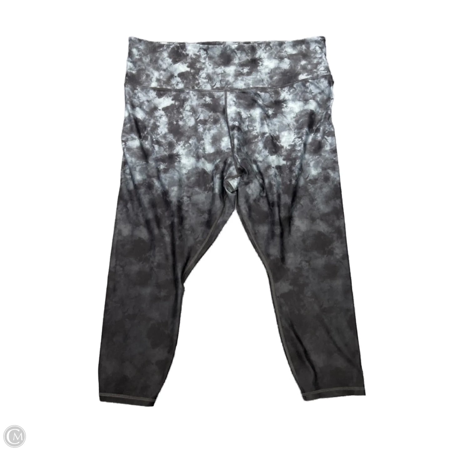 Athletic Leggings By Athleta In Tie Dye Print, Size: 3x