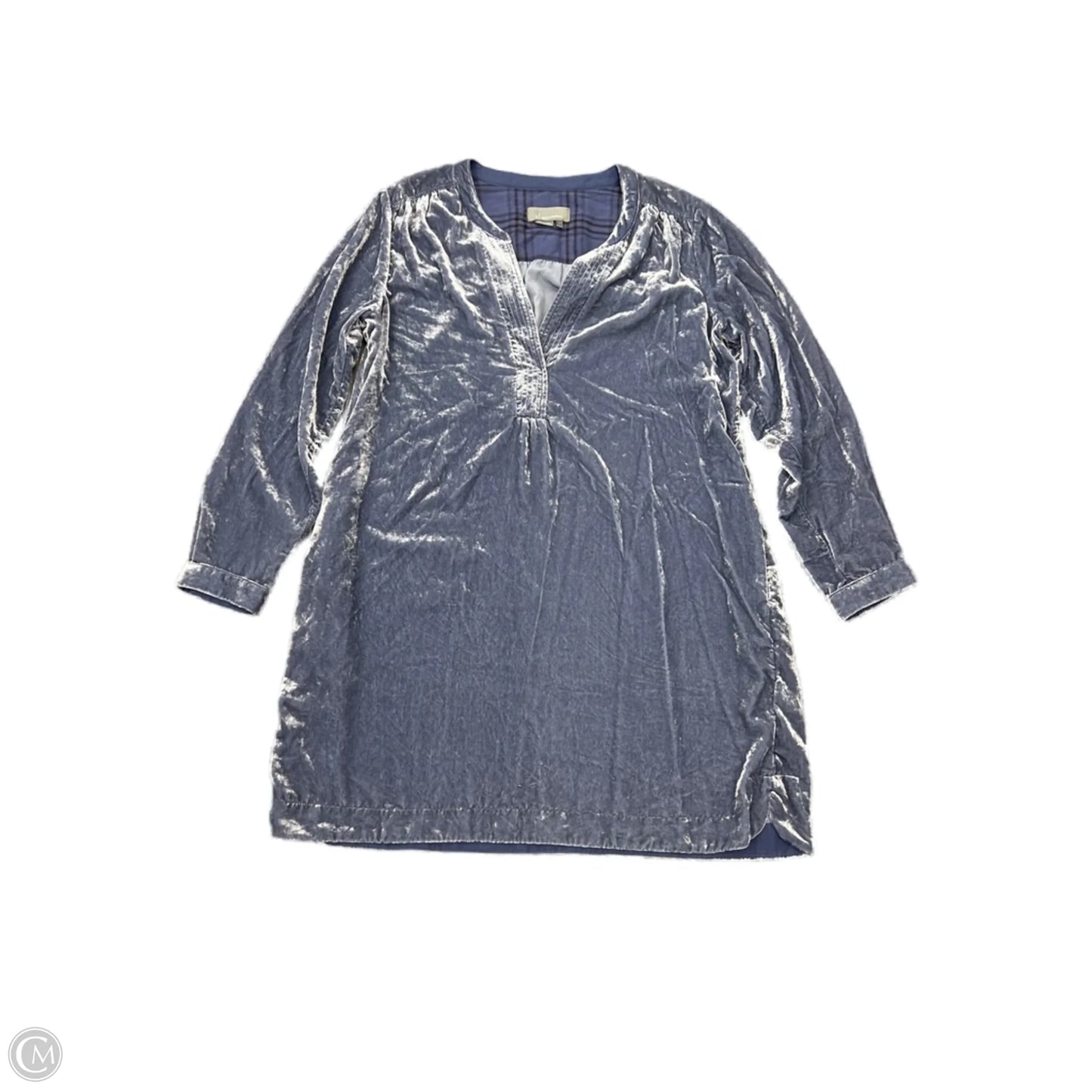 Dress Casual Short By Anthropologie In Blue, Size: L
