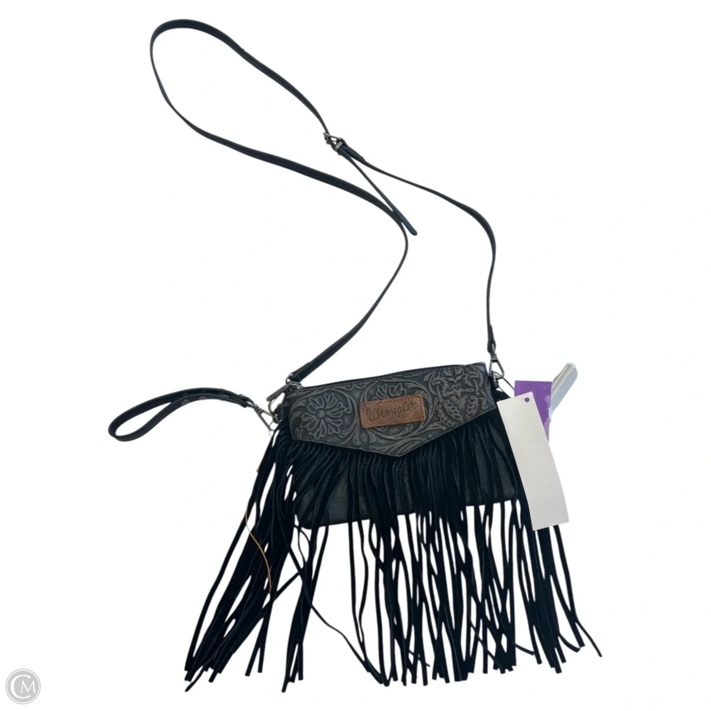 Crossbody Leather By Wrangler, Size: Small