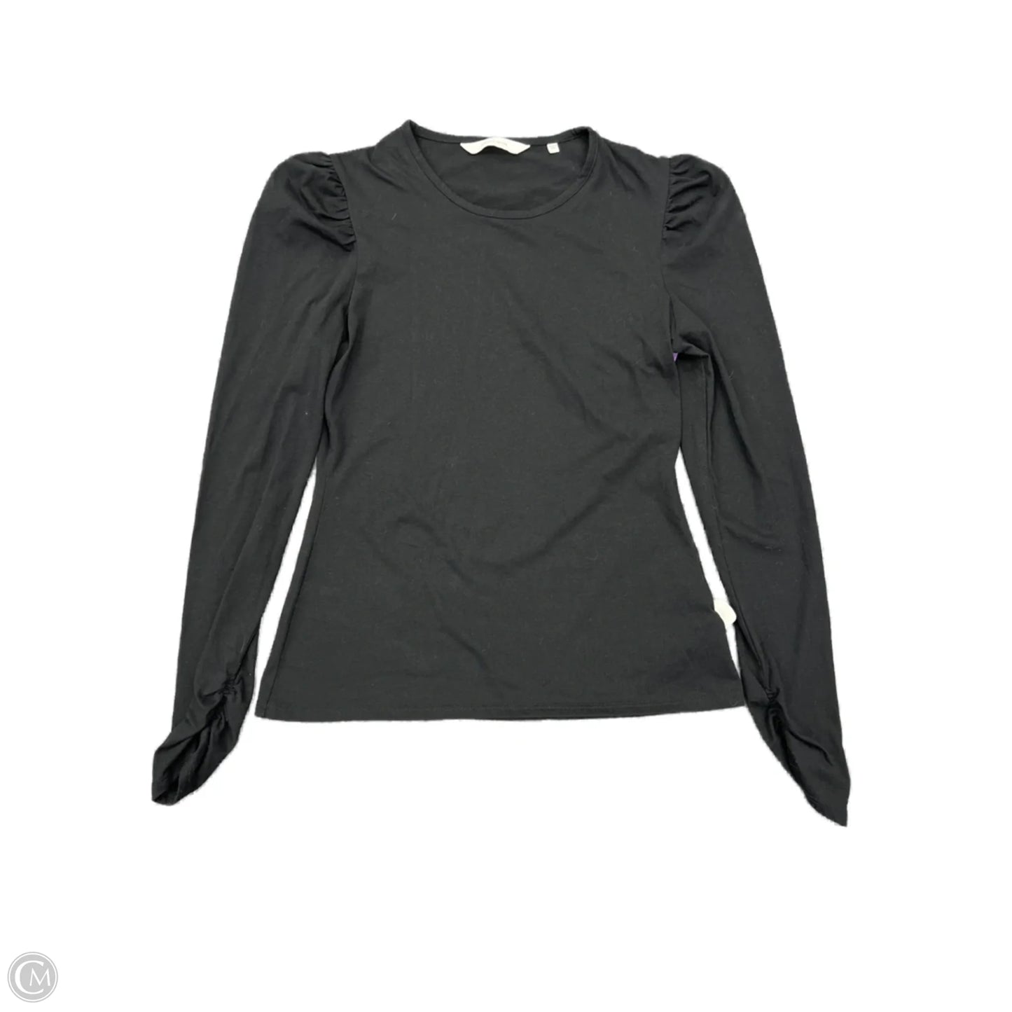 Top Long Sleeve Basic By Rebecca Taylor In Black, Size: S
