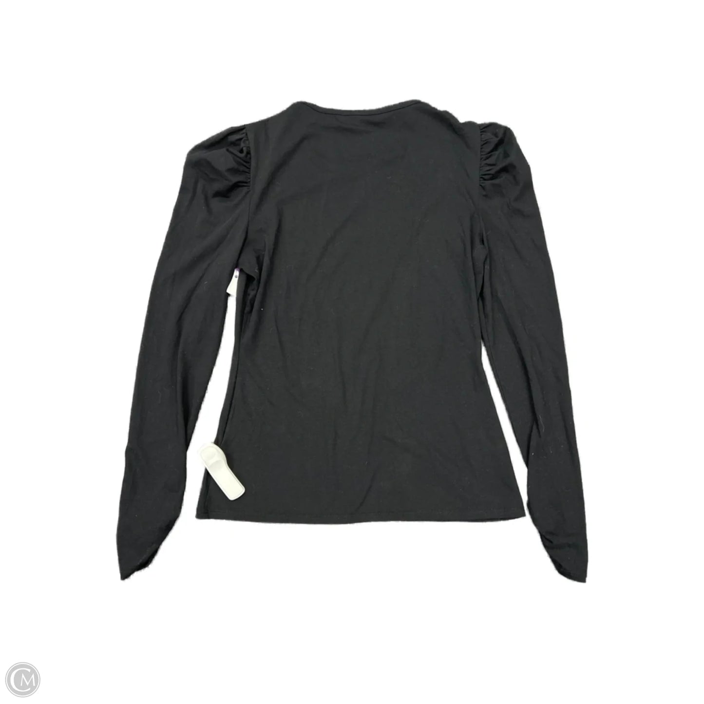 Top Long Sleeve Basic By Rebecca Taylor In Black, Size: S
