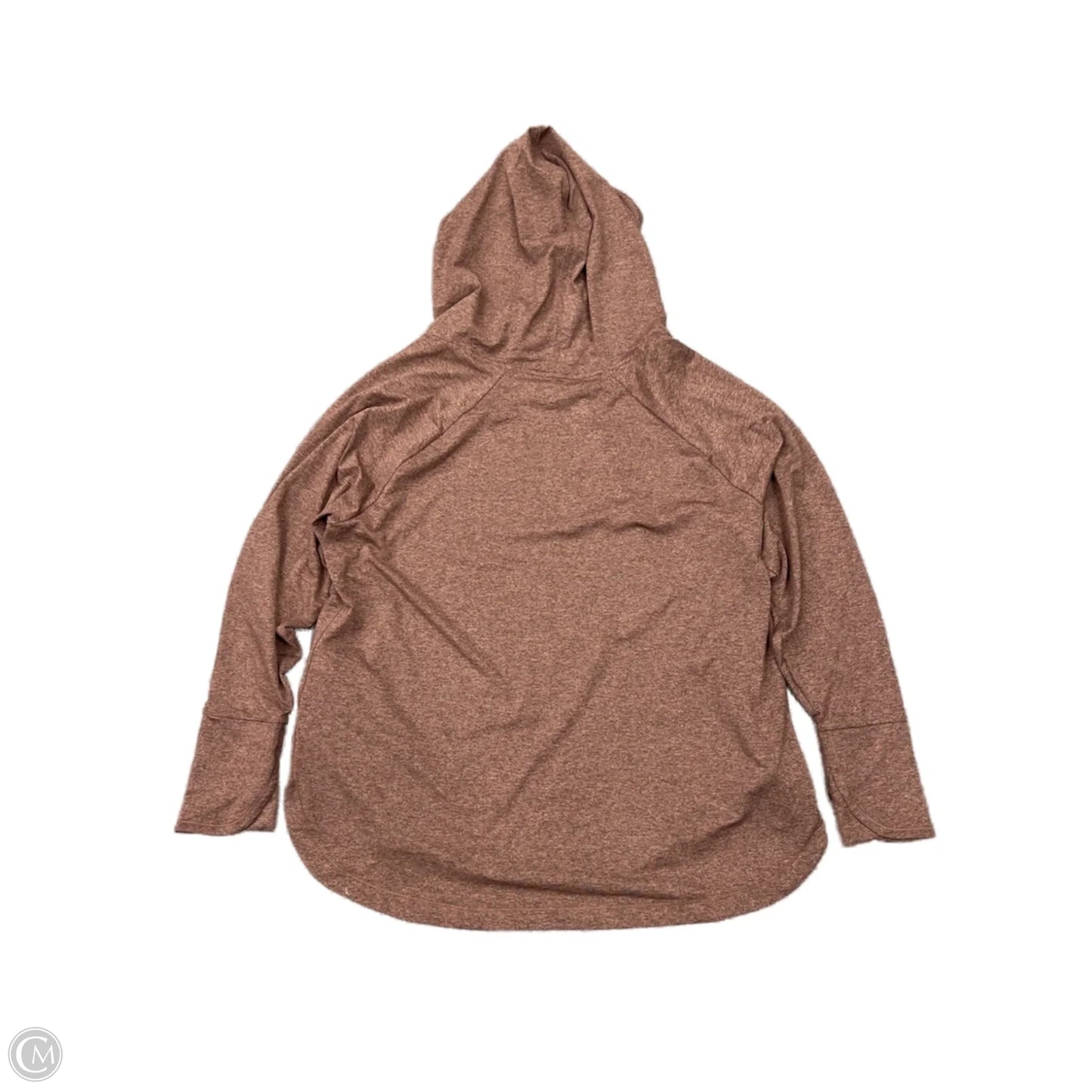 Athletic Sweatshirt Hoodie By Athleta In Brown, Size: 2x