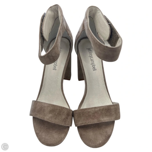 Shoes Heels Block By Jeffery Campbell In Taupe, Size: 5.5