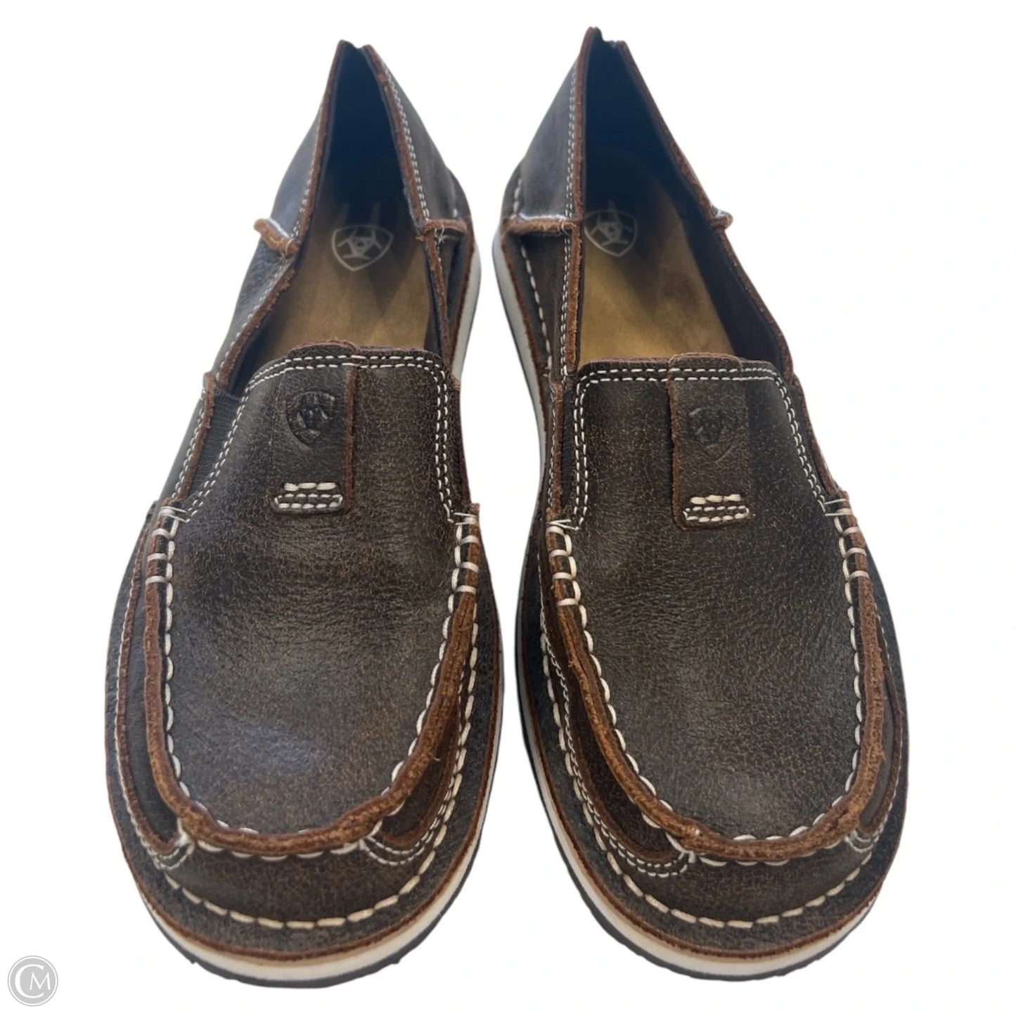 Shoes Flats By Ariat In Brown, Size: 7