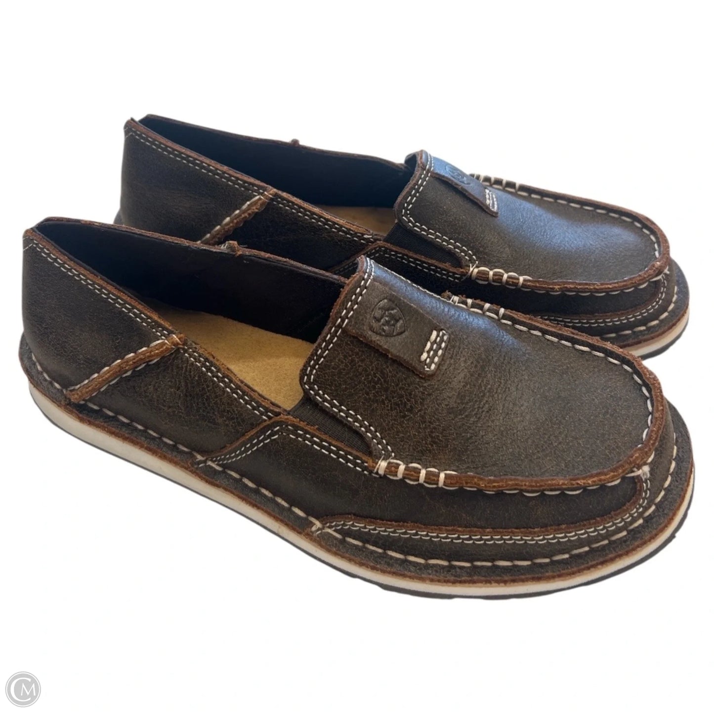 Shoes Flats By Ariat In Brown, Size: 7
