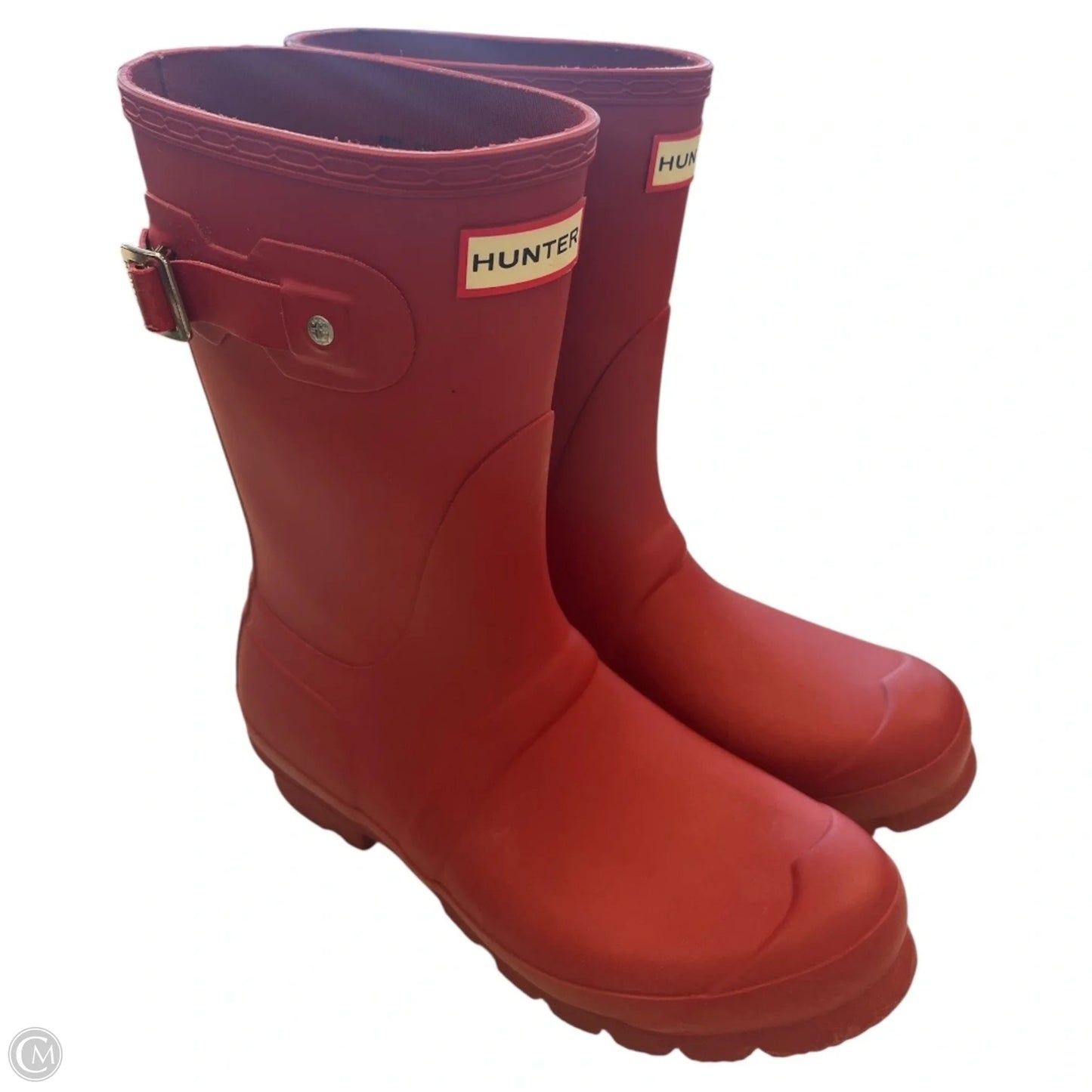 Boots Rain By Hunter In Red, Size: 7