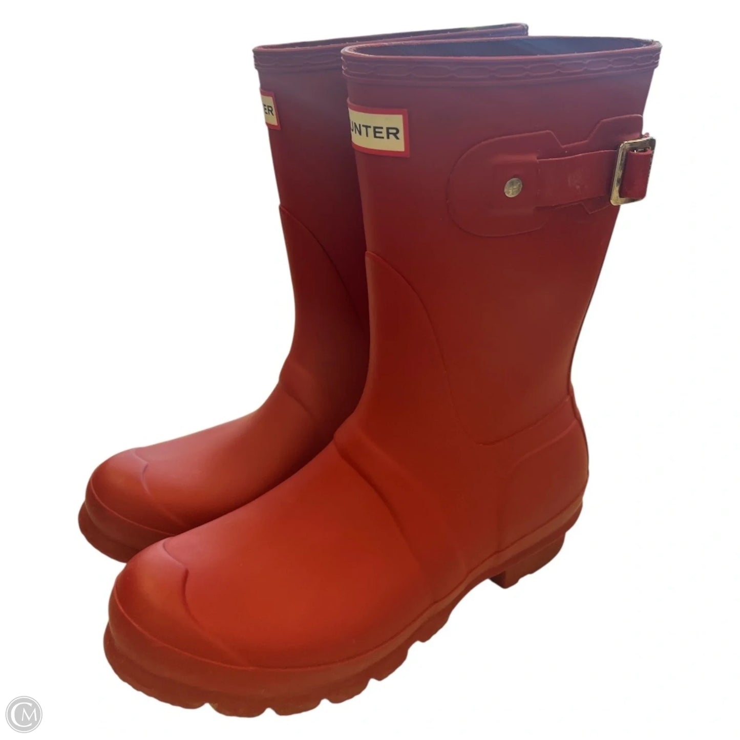 Boots Rain By Hunter In Red, Size: 7