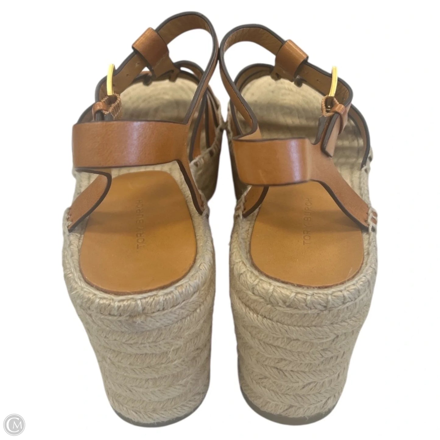 Sandals Designer By Tory Burch In Tan, Size: 8