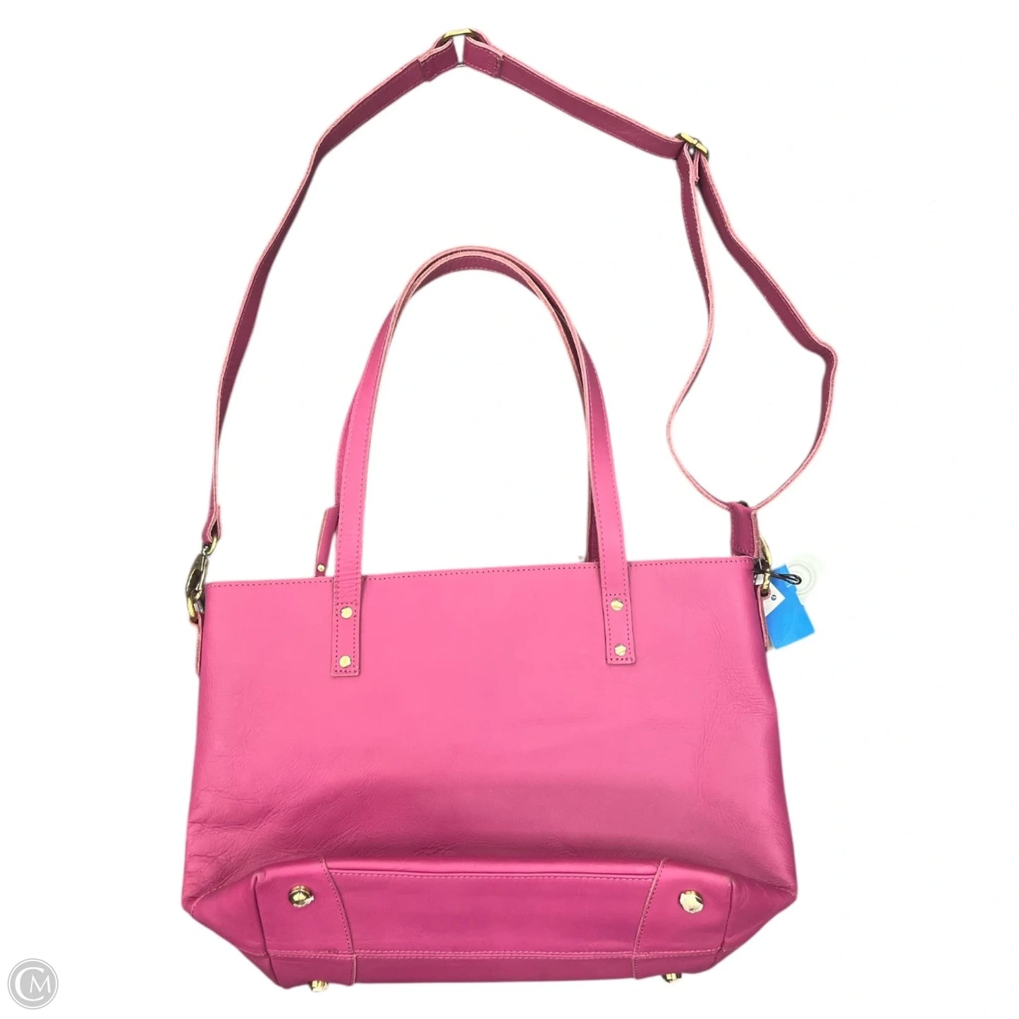 Tote Leather By Clothes Mentor, Size: Large