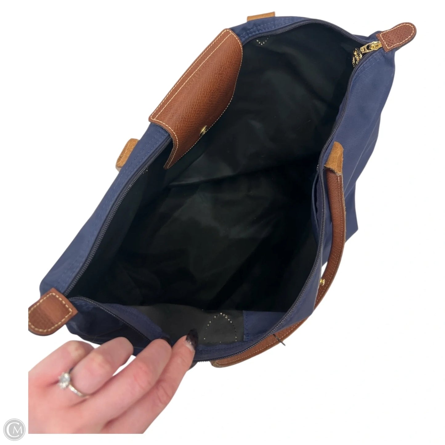 Tote Designer By Longchamp, Size: Large