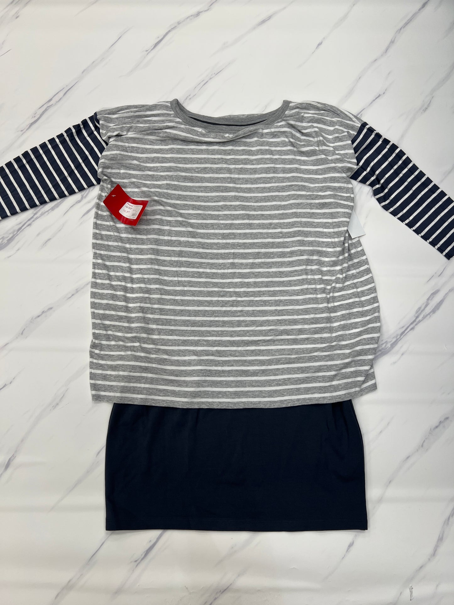 Top Long Sleeve By Bailey 44 In Grey, Size: M