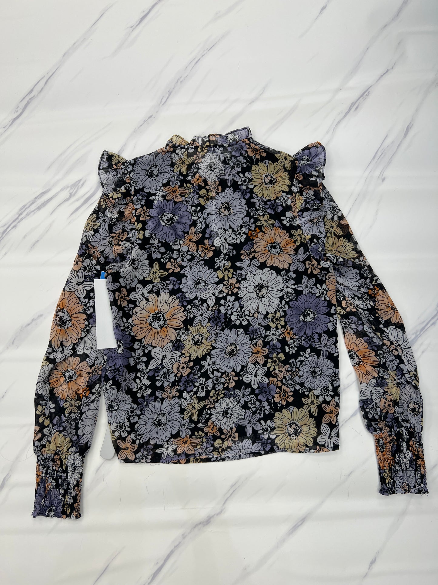 Top Long Sleeve By Bb Dakota In Floral Print, Size: Xs