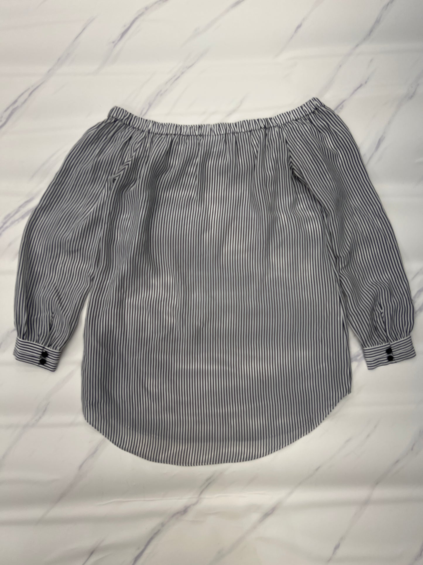 Top Long Sleeve By Cabi In Striped Pattern, Size: S