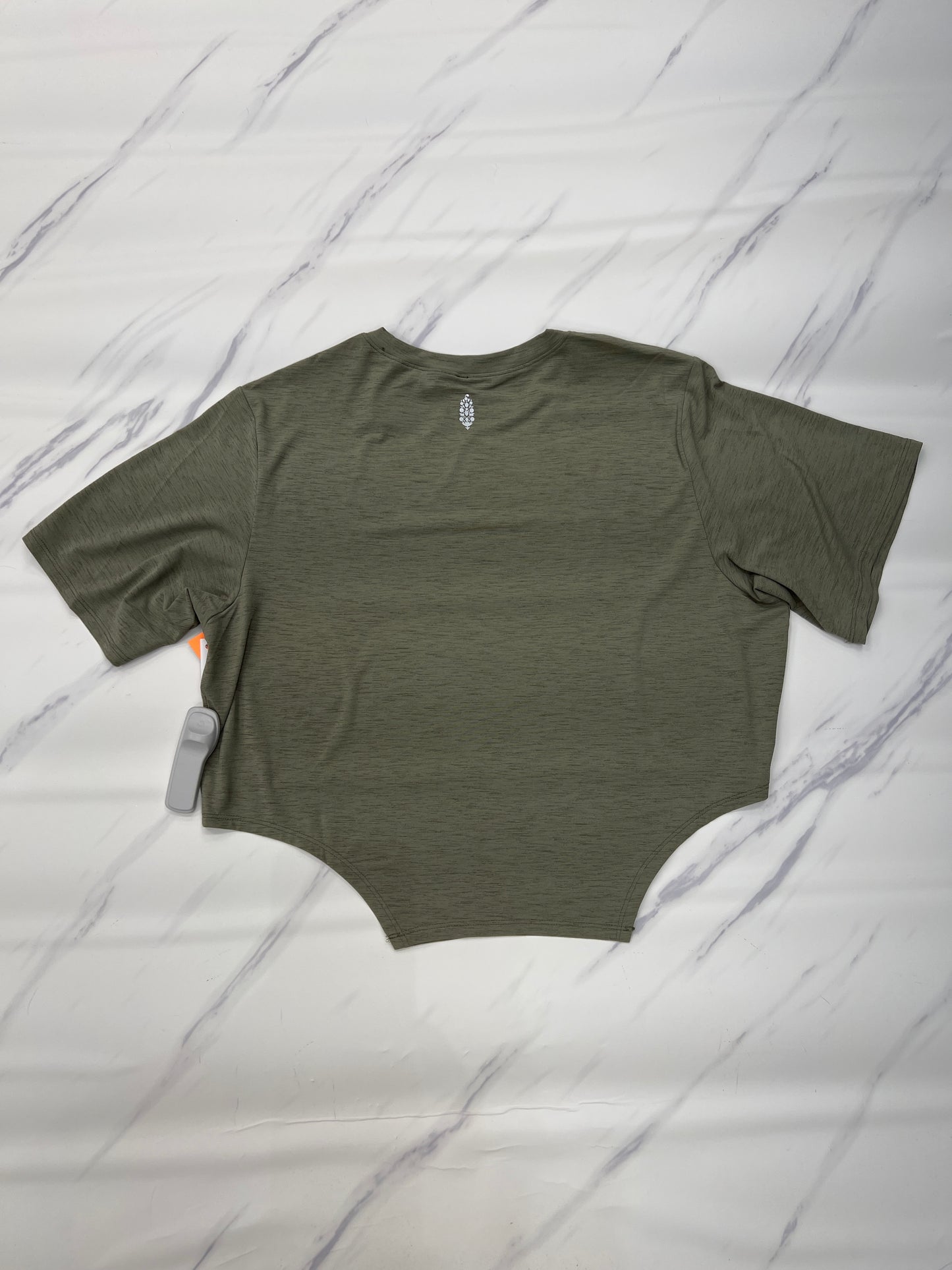 Top Short Sleeve By Free People In Green, Size: S