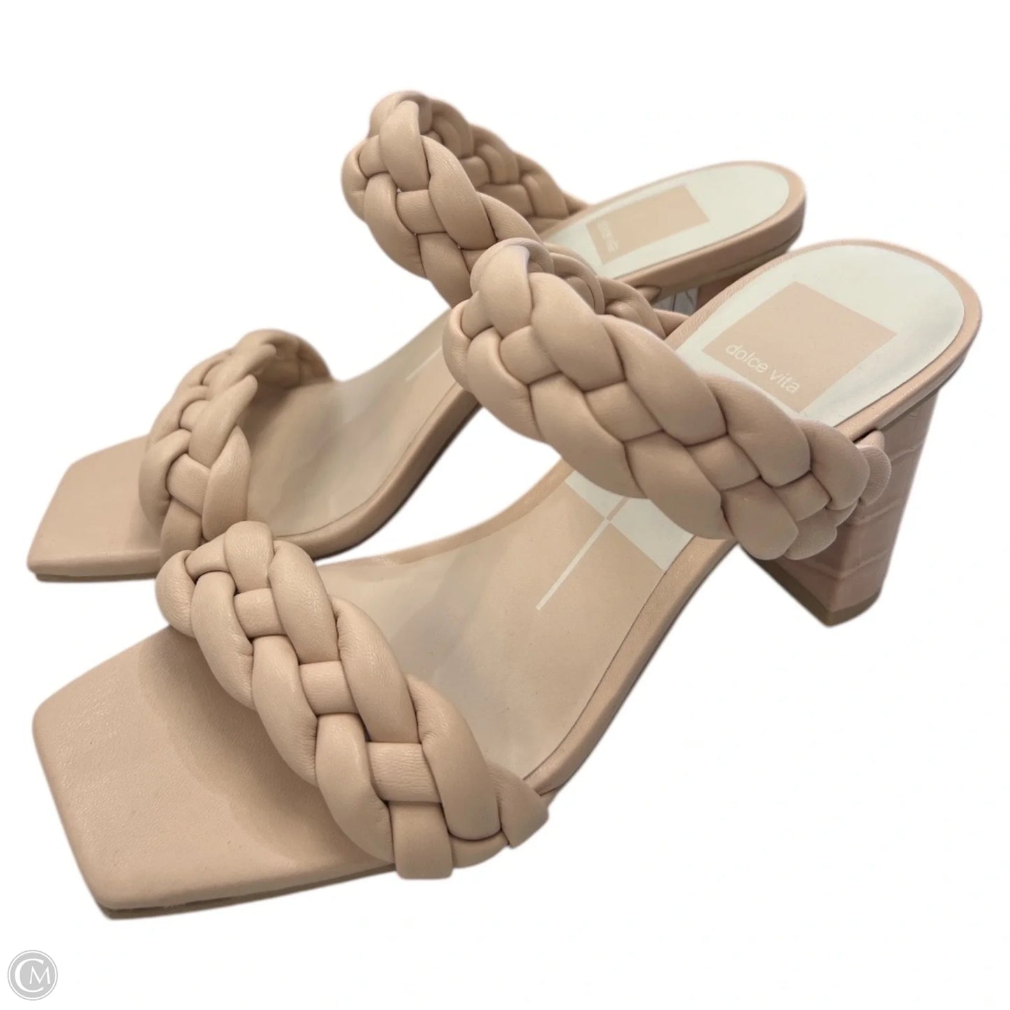 Sandals Heels Block By Dolce Vita In Cream, Size: 6
