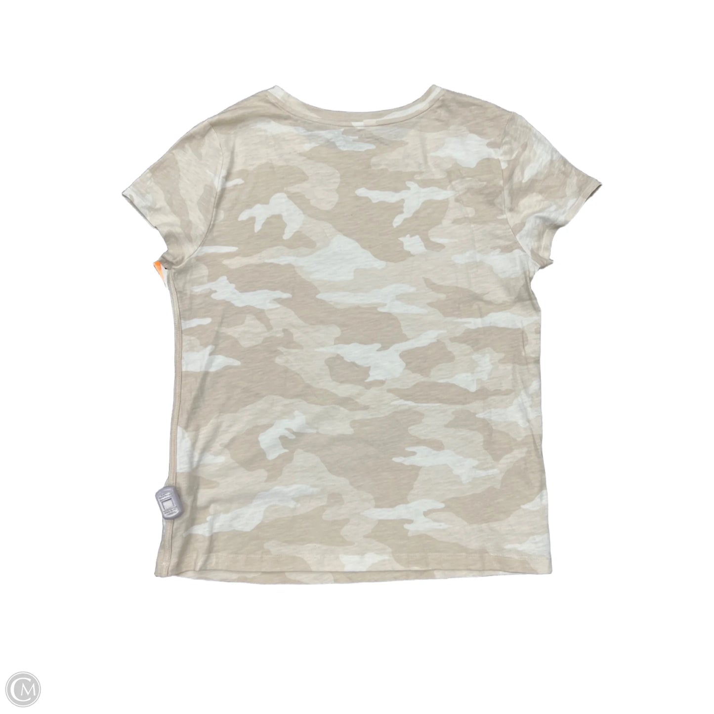 Athletic Top Short Sleeve By Athleta In Beige, Size: L