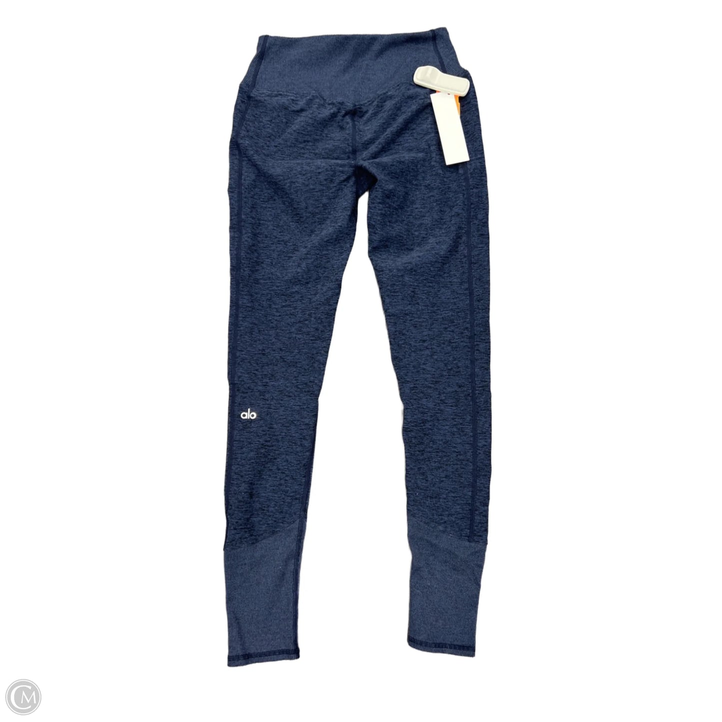 Athletic Leggings By Alo In Blue, Size: M