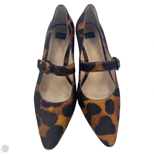 Shoes Heels Block By Louise Et Cie In Animal Print, Size: 11