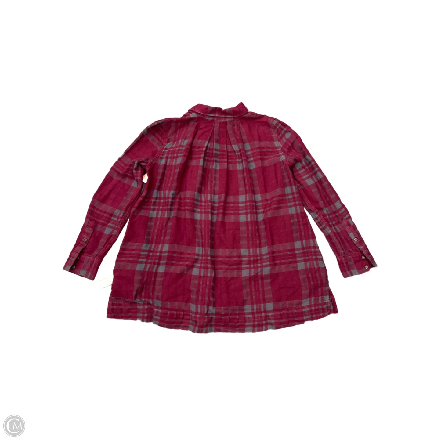 Top Long Sleeve By Free People In Maroon, Size: S