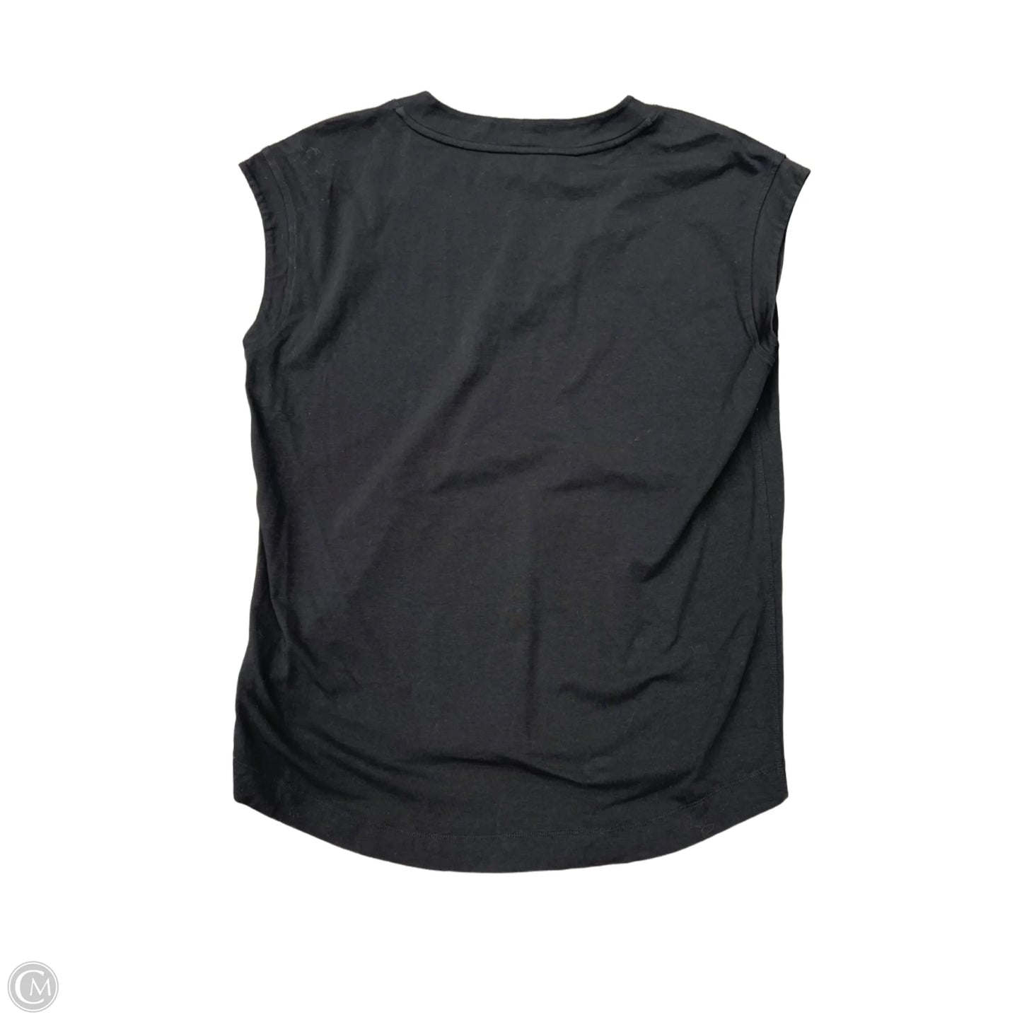 Athletic Top Short Sleeve By Athleta In Black, Size: M