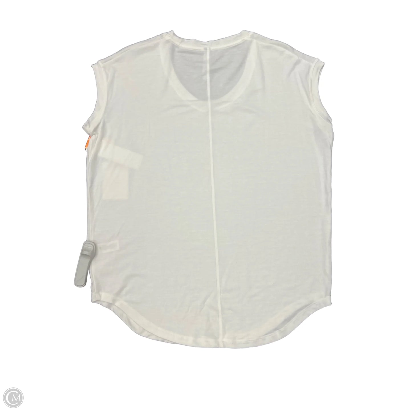 Athletic Top Short Sleeve By Athleta In White, Size: S