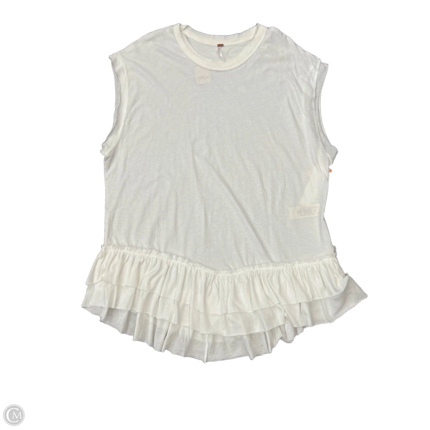 Top Sleeveless By Free People In White, Size: M